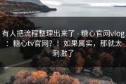 有人把流程整理出来了 - 糖心官网vlog：糖心tv官网？！如果属实，那就太刺激了